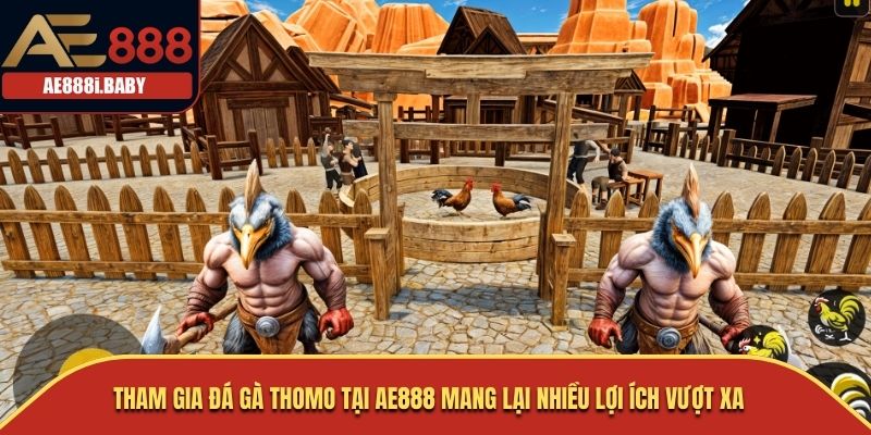 Tham gia đá gà Thomo tại AE888 mang lại nhiều lợi ích vượt xa