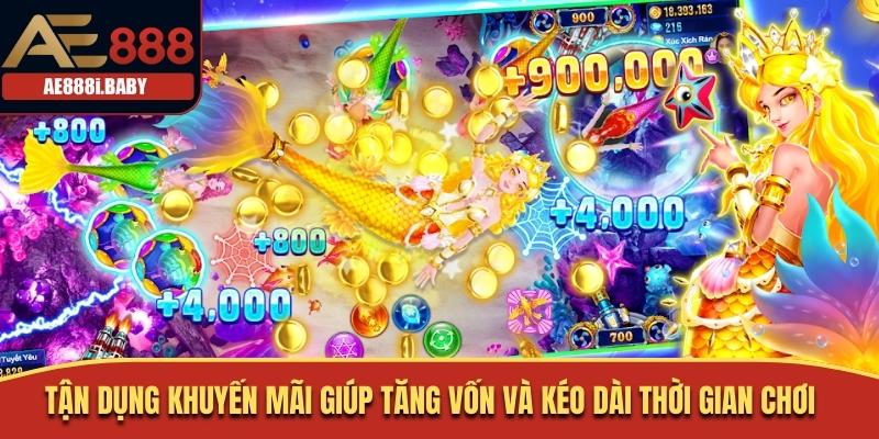 Tận dụng khuyến mại giúp tăng vốn cược và kéo dài thời gian chơi