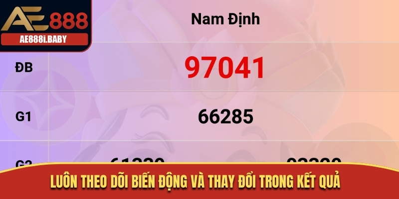 Luôn theo dõi biến động và thay đổi trong kết quả