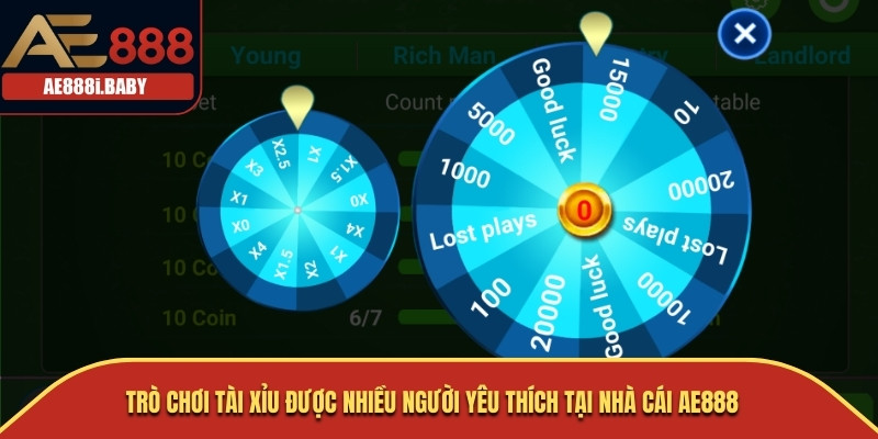 Tài Xỉu Online - Hướng Dẫn Luật Lệ Và Kinh Nghiệm Cá Cược 1 Trò chơi Tài xỉu được nhiều người yêu thích tại nhà cái AE888